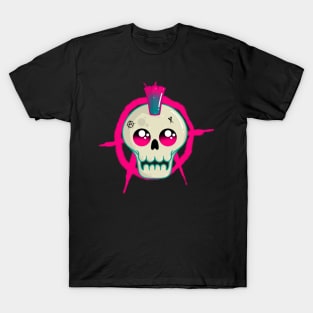 Anarchy Skull Design T-Shirt